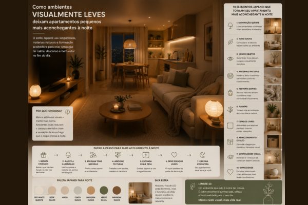 Como ambientes visualmente leves