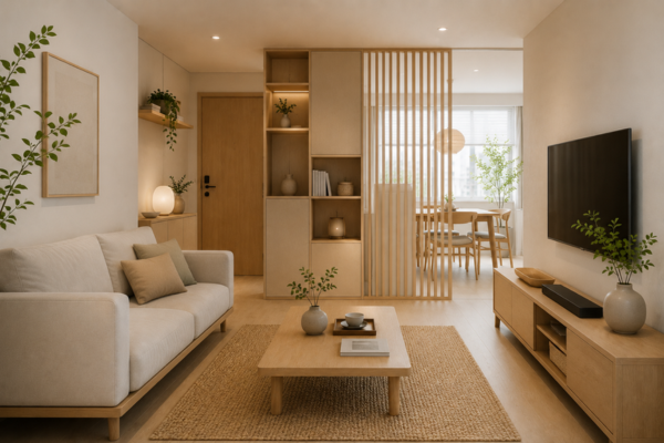 Como criar sensação de ordem em apartamentos pequenos