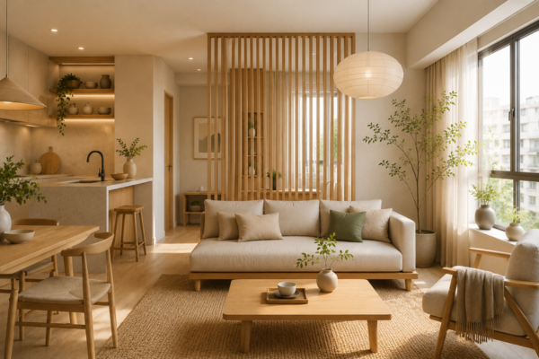 Como organizar apartamentos pequenos sem móveis