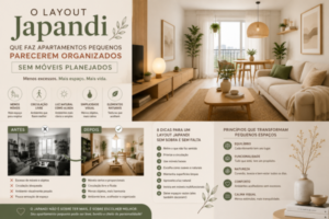 O layout Japandi